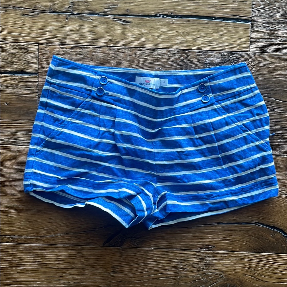 Vineyard Vines Blue Striped Women's Shorts